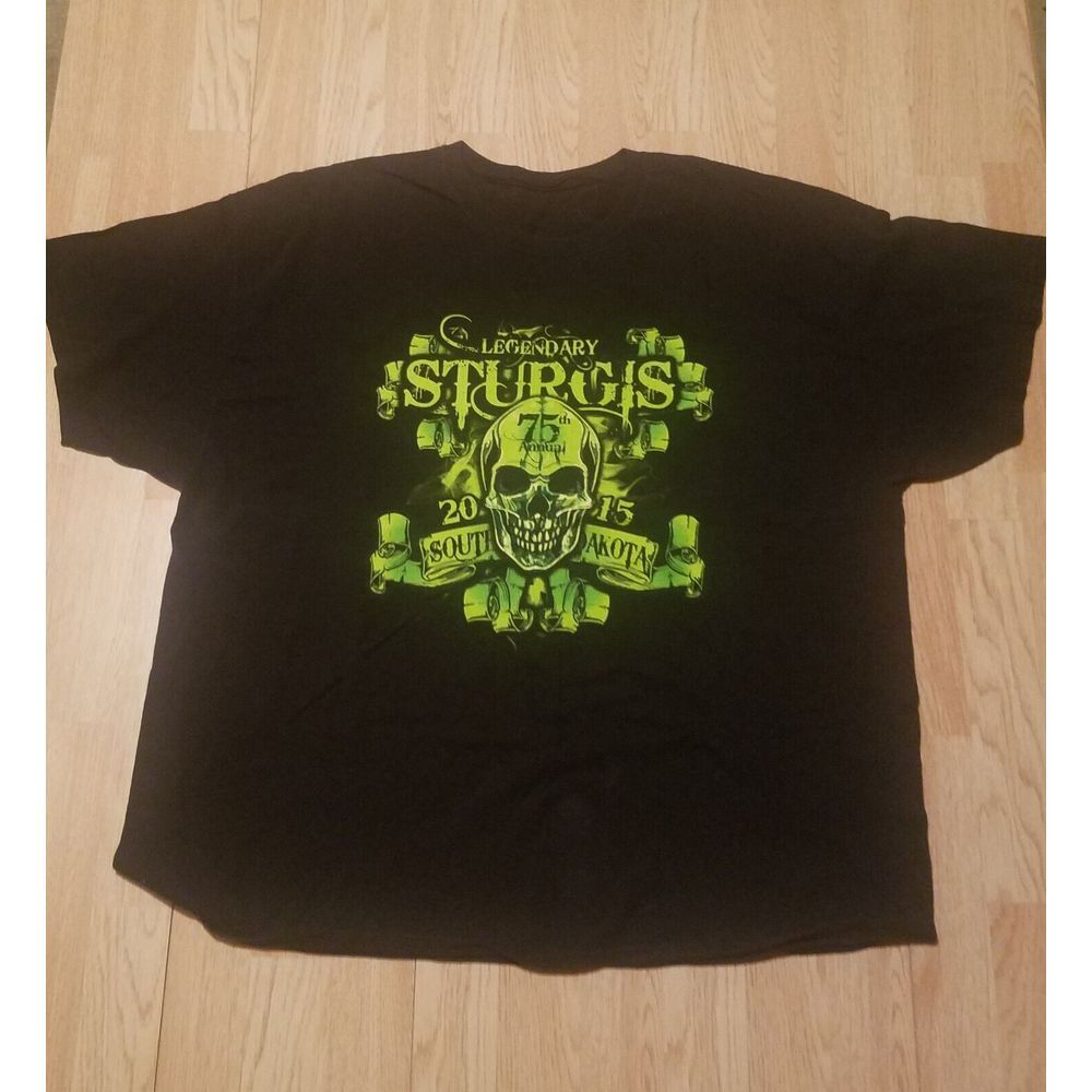 Legendary Sturgis 2015‎ 75th Anniversary Bike Rally Graphic Shirt Motorcycle 2XL